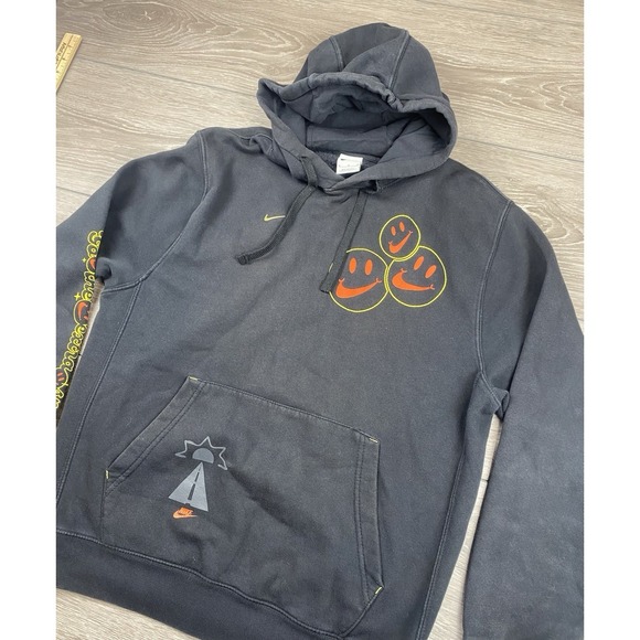 Nike Other - Nike Men's "Go The Extra Smile" Graphic Pullover Hoodie Black Size Medium